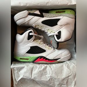 Air Jordan 5 Pro Star ‘Poison Green’ Size 9.5